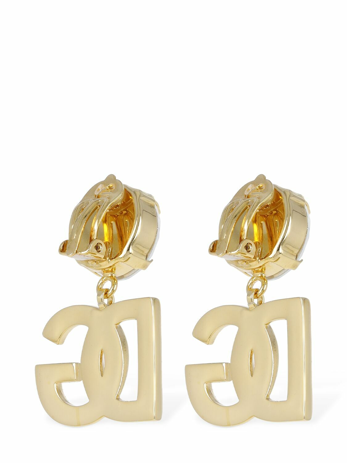 イヤリング Dolce & Gabbana Earrings Clips DG clip-on earrings in gold - Dolce Gabbana | Mytheresa