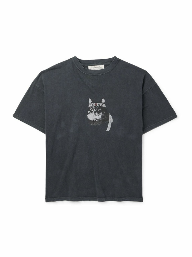 Photo: Remi Relief - Chef Cat Printed Cotton-Jersey T-Shirt - Black