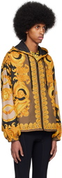 Versace Brown & Yellow Barocco 660 Jacket