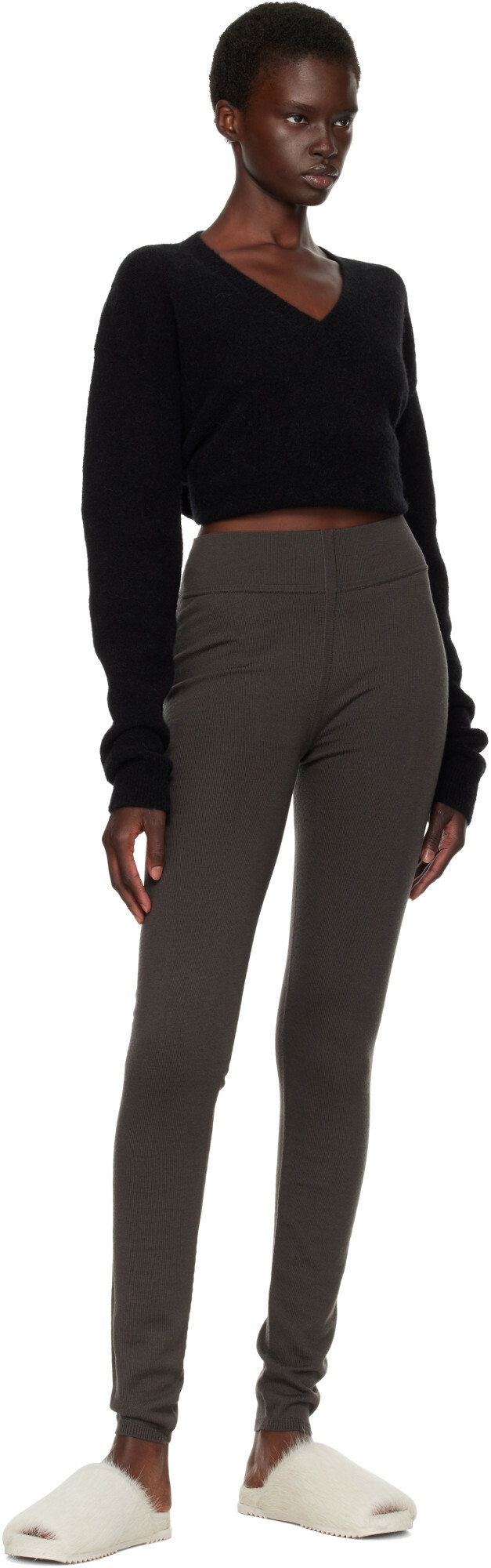 Rick Owens Gray Tower Leggings