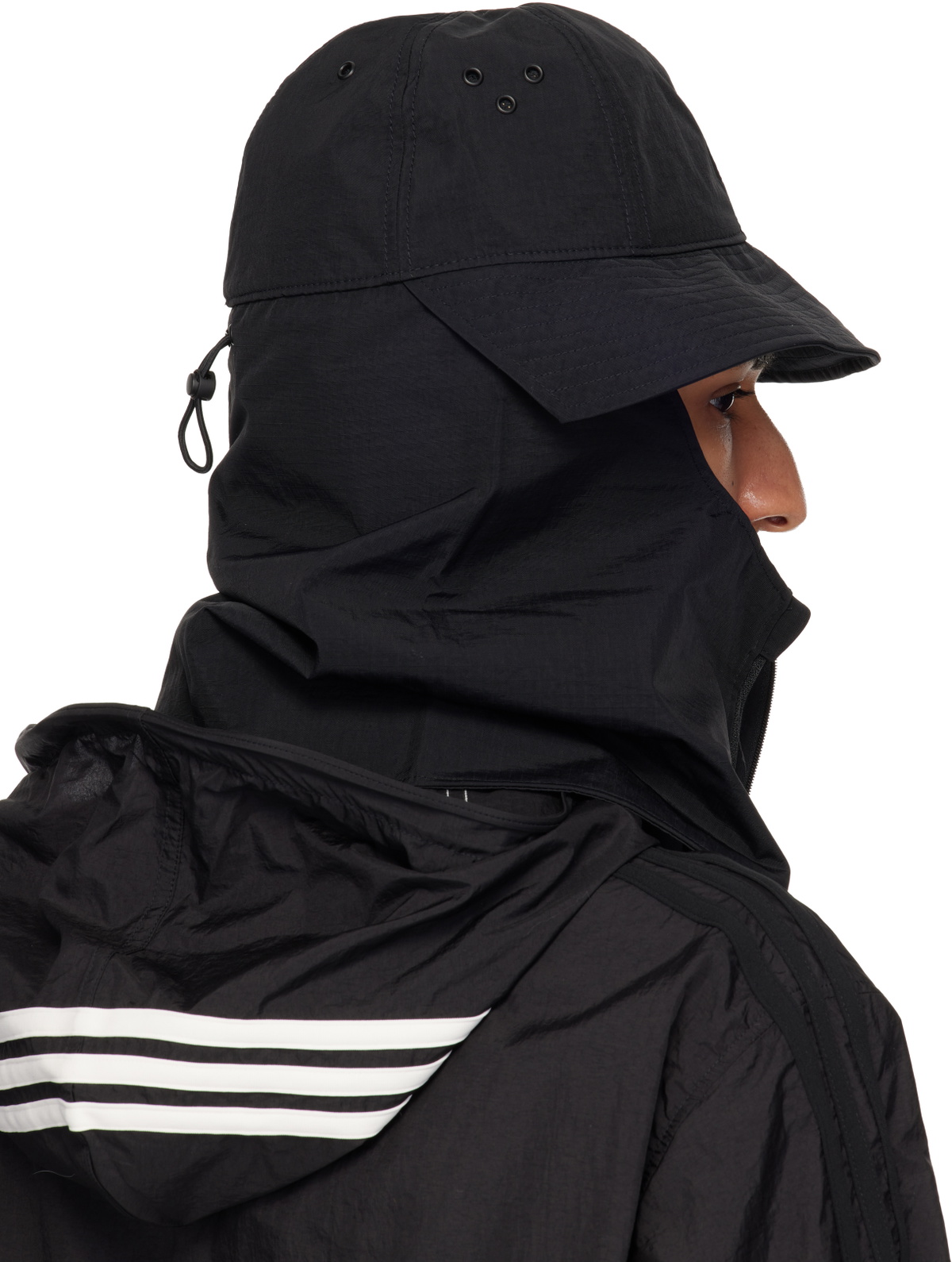 Y-3 Black Util Bucket Hat