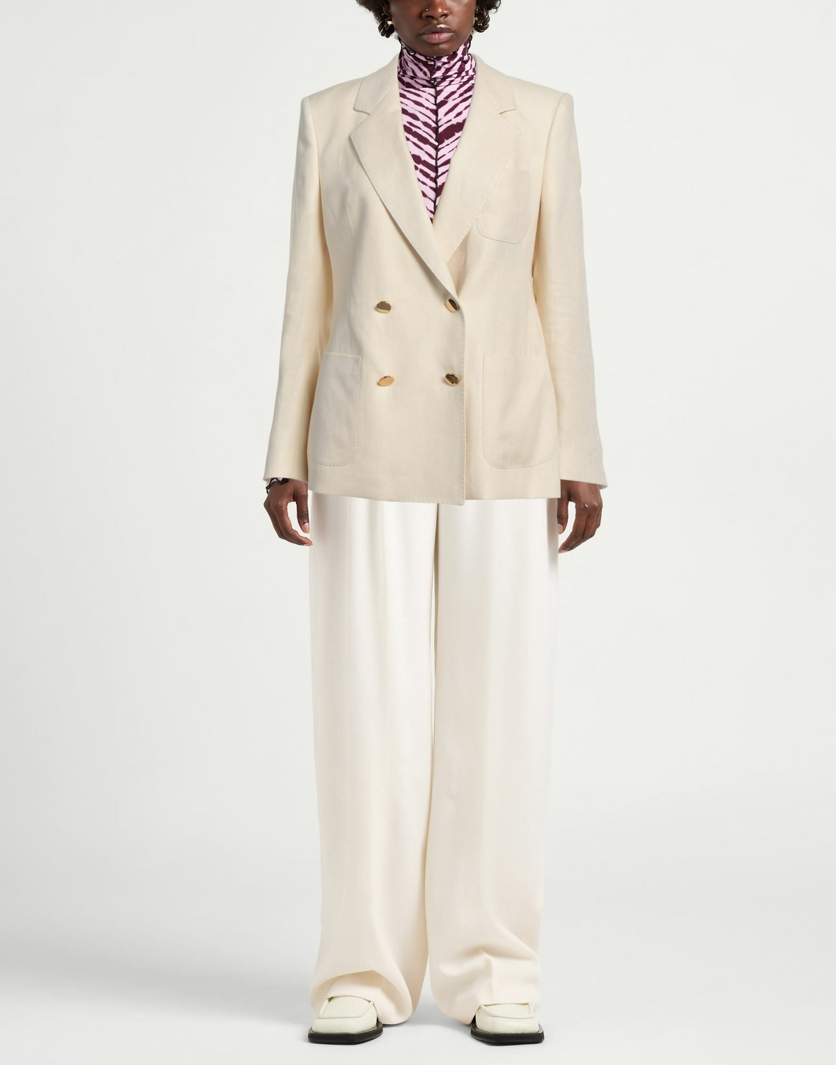 Tagliatore Womens Blazer Cream