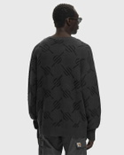 Daily Paper Tevin Monogram Knit Sweater Black Pullovers