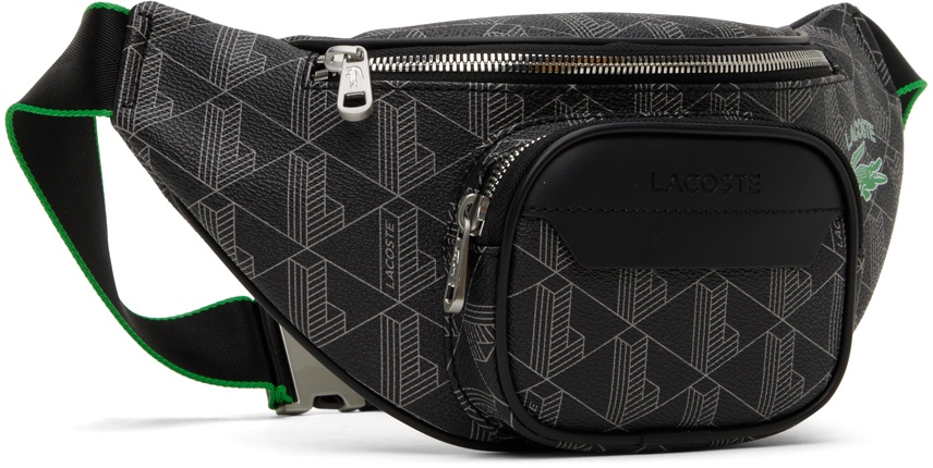 Lacoste Black 'The Blend Monogram' Bag Lacoste
