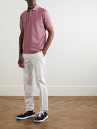 Brunello Cucinelli - Cotton-Jersey Polo Shirt - Pink