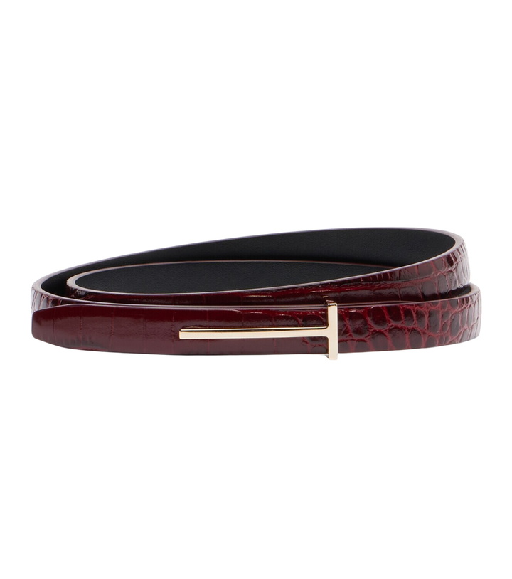 Photo: Tom Ford Croc-effect leather belt
