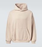 Balenciaga Logo cotton fleece hoodie