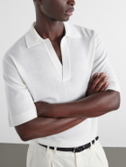Orlebar Brown - Raffertie Merino Wool Polo Shirt - Neutrals