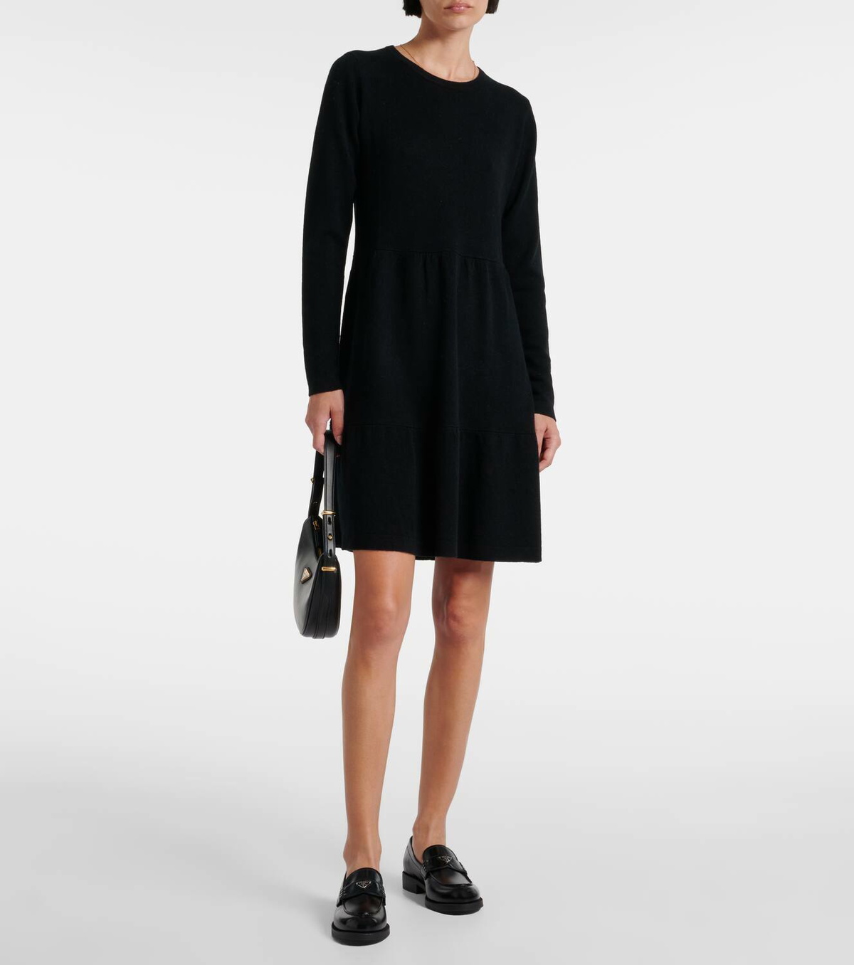 Jardin des Orangers Allude wool and cashmere minidress