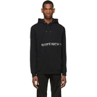 Givenchy Black Graffiti Logo Hoodie