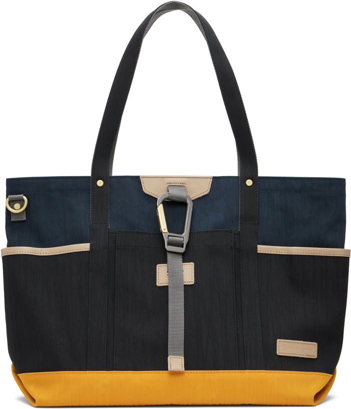 Photo: master-piece Navy & Black Link 2WAY Tote