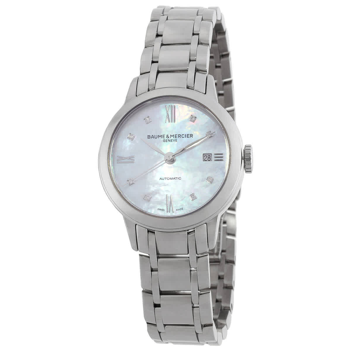 Baume et Mercier Classima Automatic Diamond Mother of Pearl Ladies Watch 10493
