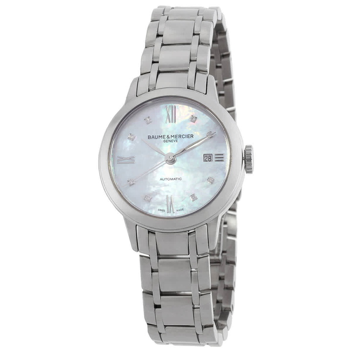 Photo: Baume et Mercier Classima Automatic Diamond Mother of Pearl Ladies Watch 10493