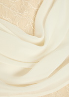 DE LA Vali Noor Ruffled Lace Maxi Dress Ivory