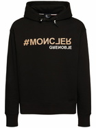 MONCLER GRENOBLE Logo Cotton Fleece Hoodie