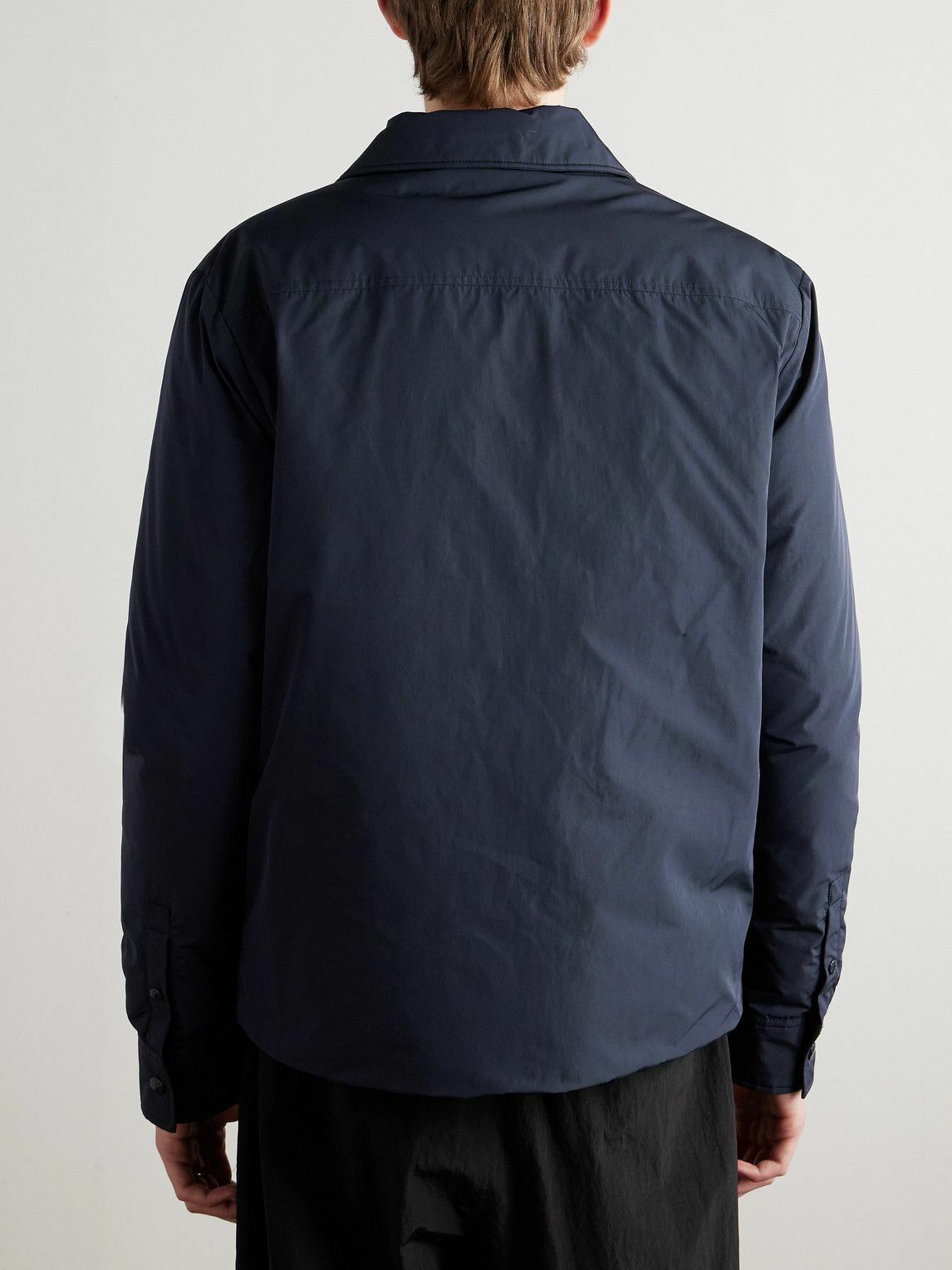 Moncler - Vigeon Logo-Appliquéd Shell Down Shirt Jacket