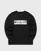 BRAND PHOTO LS CREW Black Mens Longsleefe