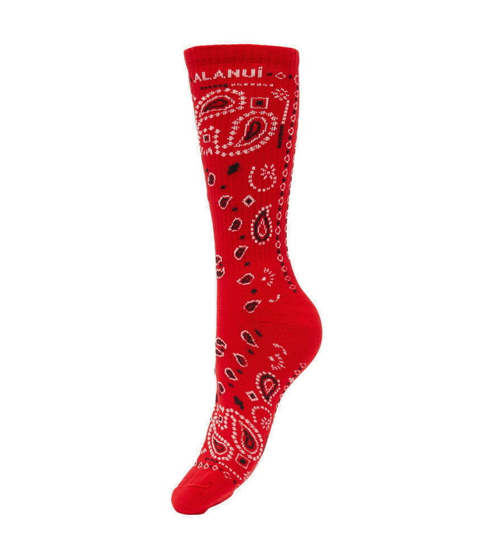 Photo: Alanui - Bandana cotton-blend socks