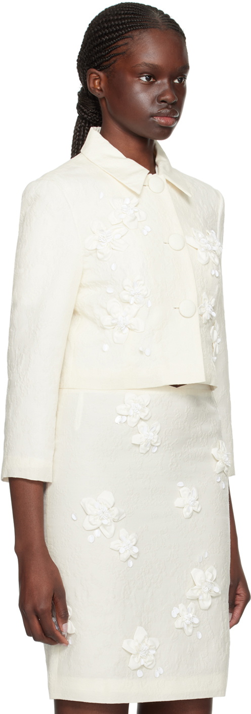 SHUSHU/TONG White Pointed Jacket Shushu/Tong