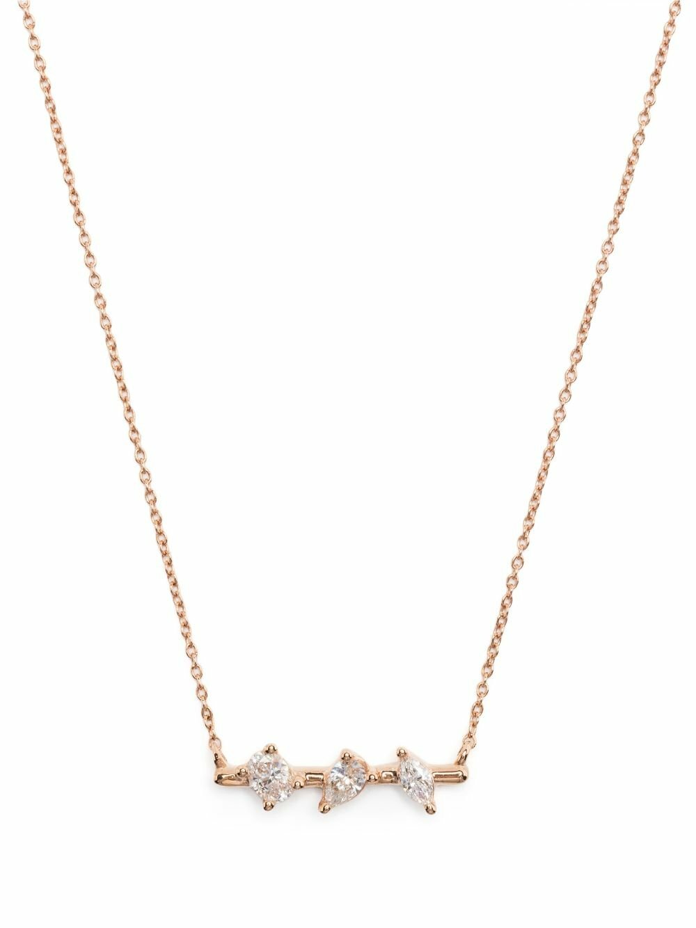 Dana Rebecca Designs 14K Rose Gold Alexa Jordyn Diamond Necklace