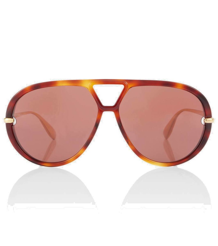 Photo: Bottega Veneta Drop aviator sunglasses