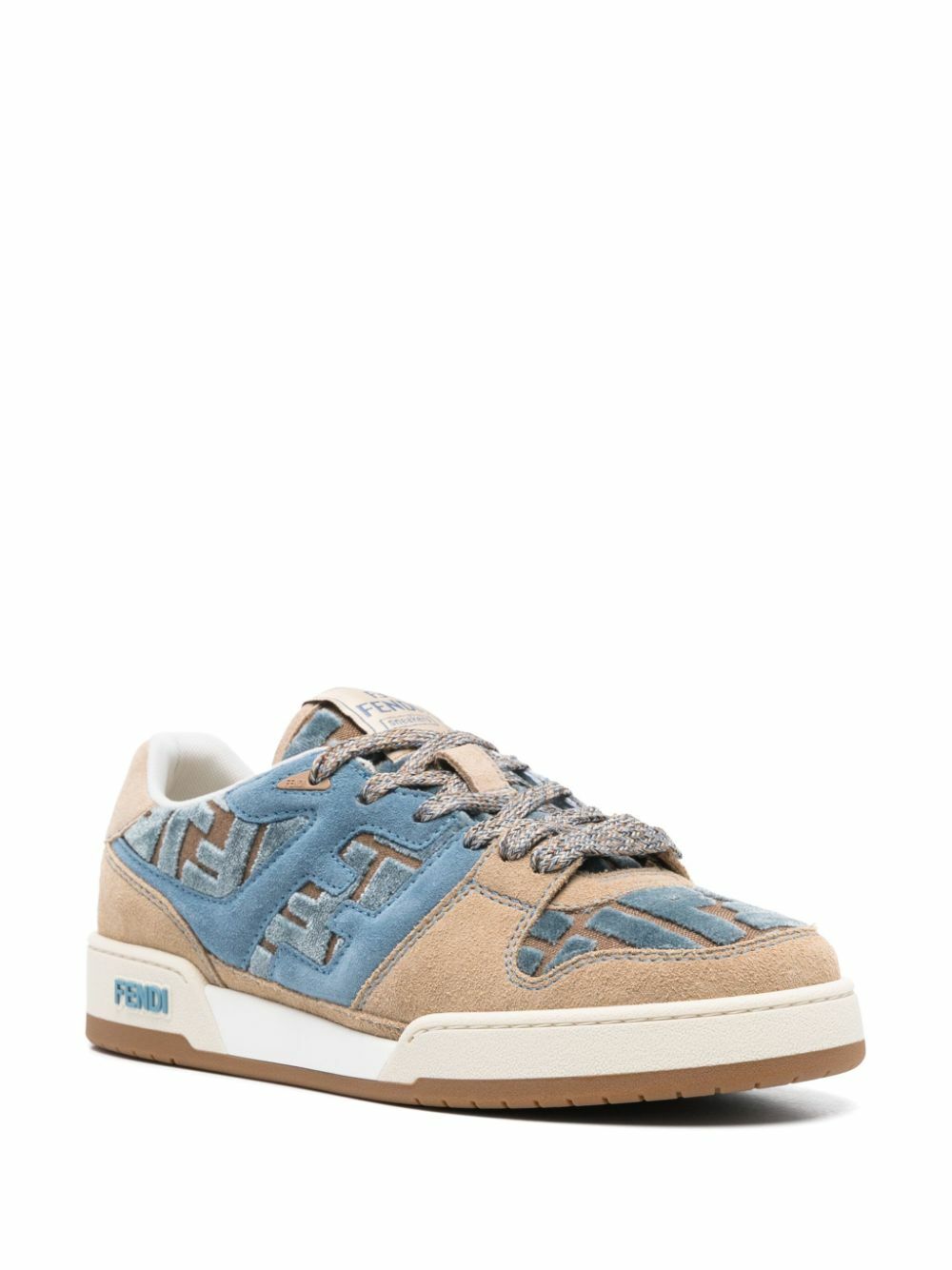 FENDI TRAINER SNEAKER IN SKY BLUE LAMBSKIN