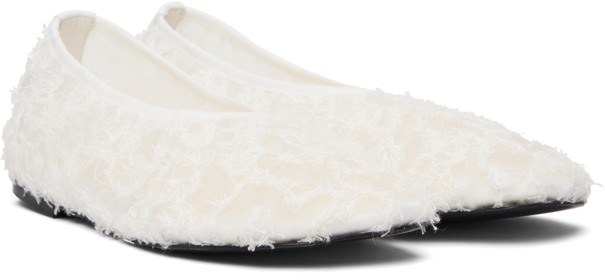 Proenza Schouler White Glove Lace Ballerina Flats