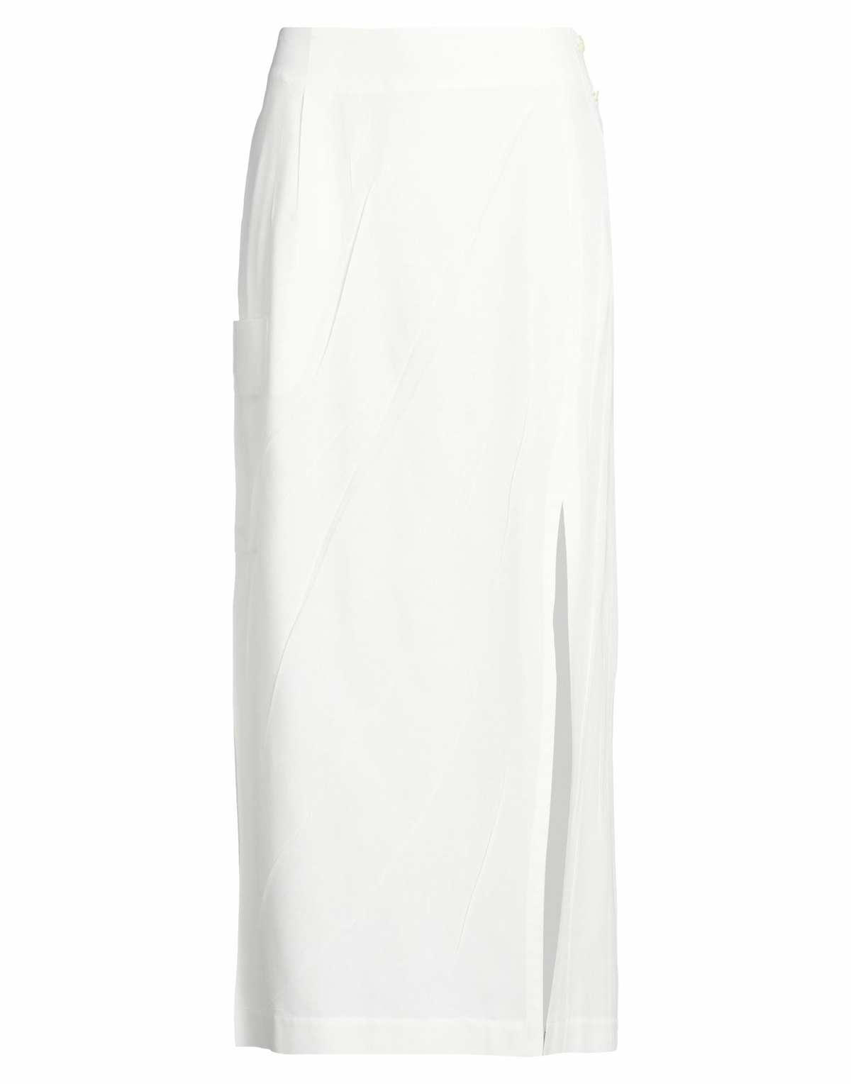 Issey Miyake Womens Maxi skirt in White