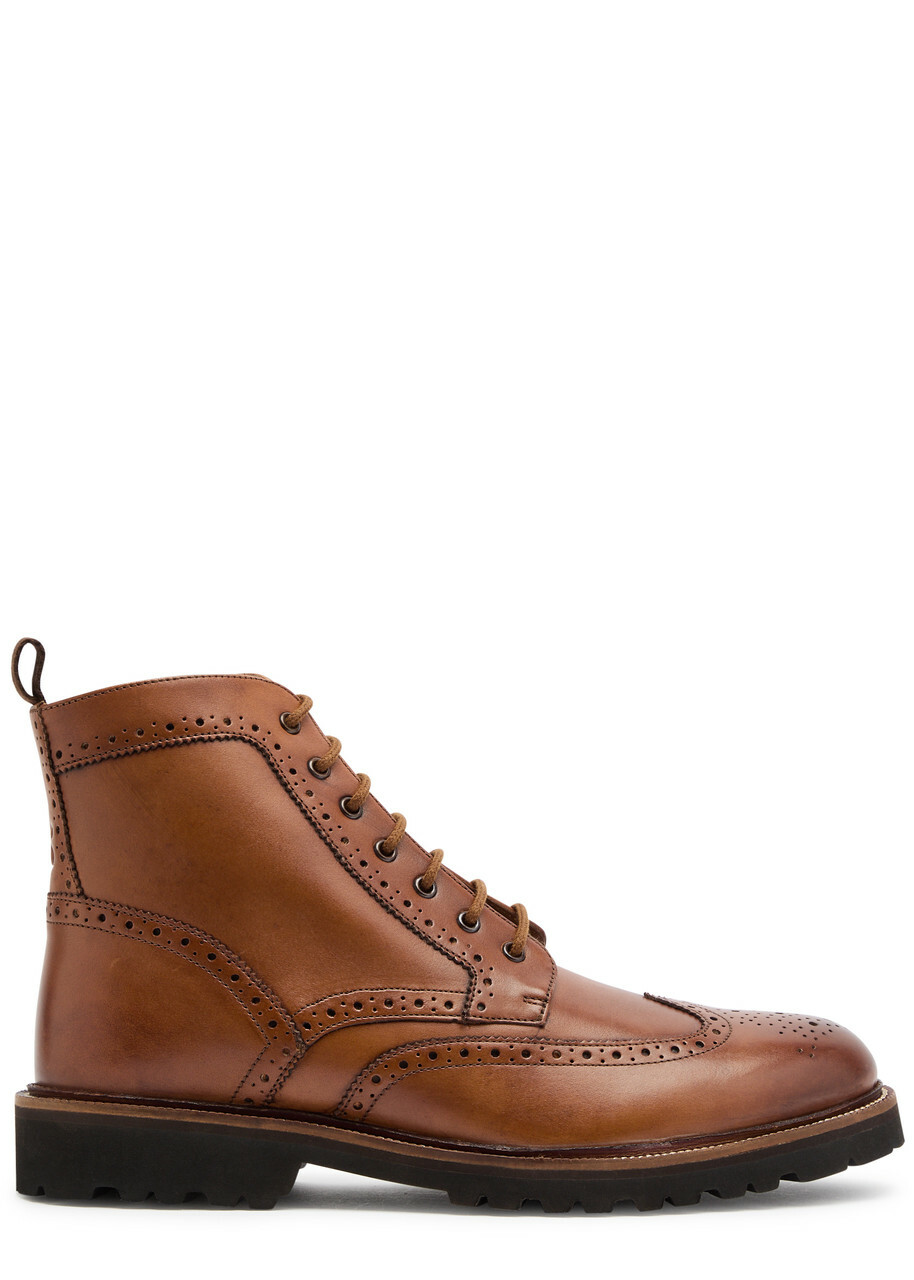 Oliver Sweeney Milbrook Leather Ankle Boots Brown