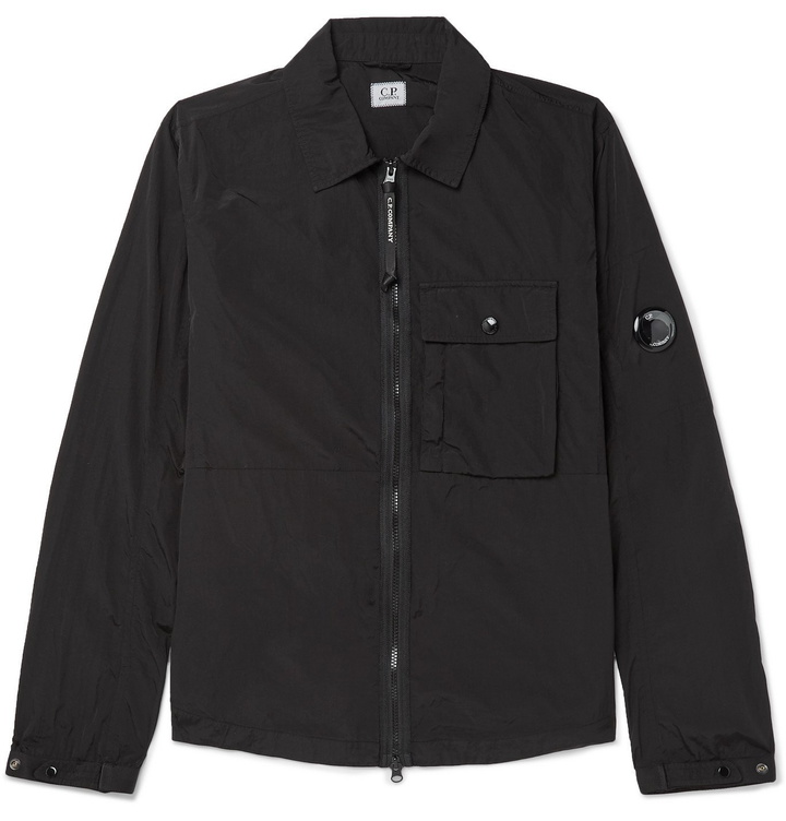 Photo: C.P. Company - Garment-Dyed Nylon Overshirt - Black