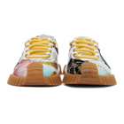 Dolce and Gabbana Multicolor Patchwork Fabric NS1 Sneakers