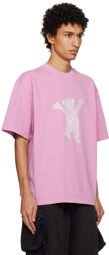 We11done Pink Teddy T-Shirt