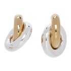 Uncommon Matters Silver and Gold Stratus Twist Earrings