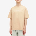 Acne Studios Men's Exford Stamp T-Shirt in Wheat Beige