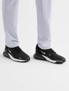 NIKE GOLF - Air Max 270 G Rubber-Trimmed Ripstop and Mesh Golf Shoes - Black