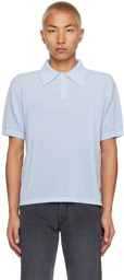 Second/Layer SSENSE Exclusive Blue Polo