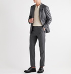 Caruso - Birdseye Wool Suit Trousers - Gray