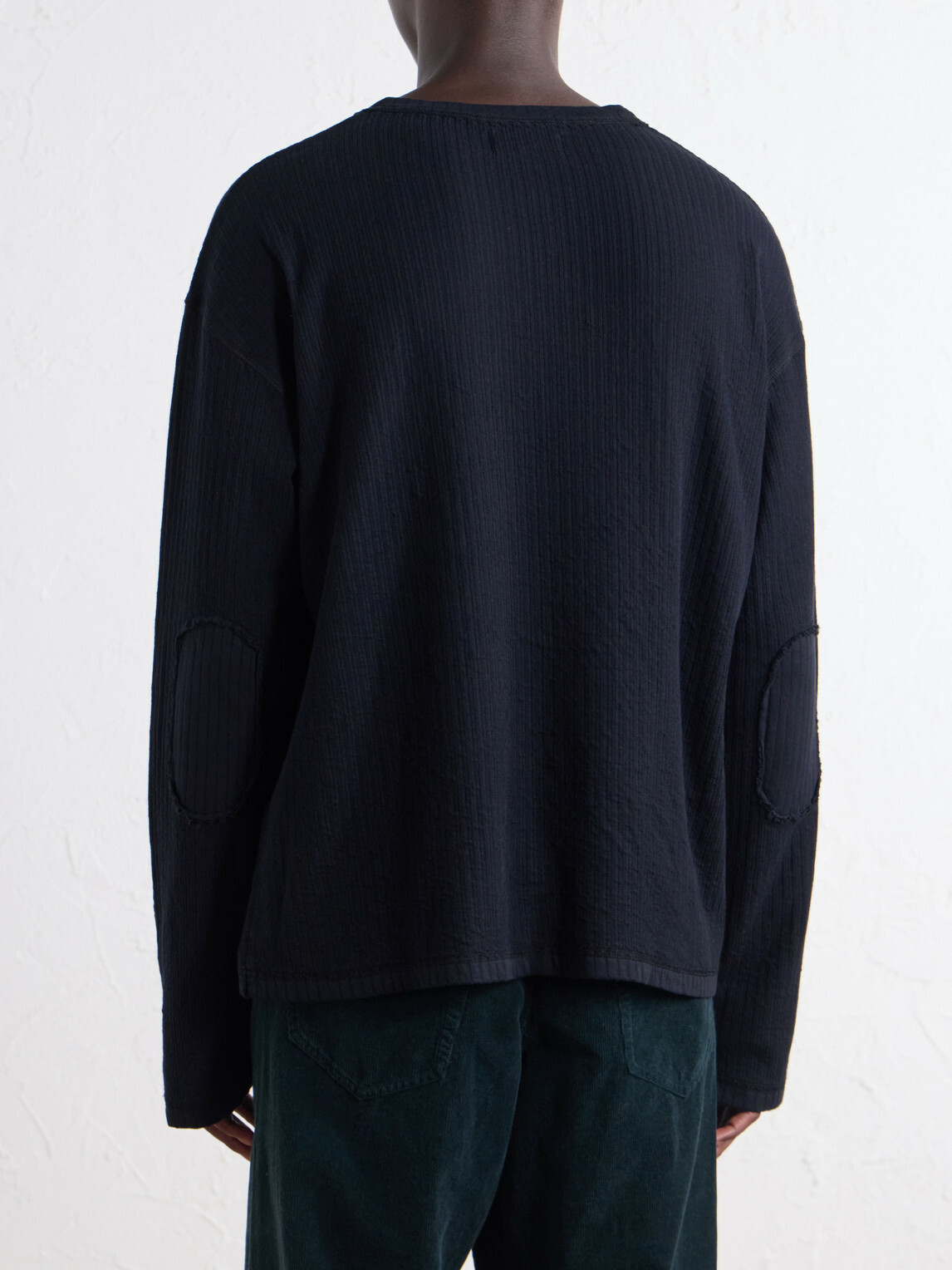 mfpen - Ribbed Organic Cotton Sweater - Black