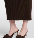 Jardin des Orangers Ribbed-knit cashmere maxi skirt