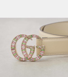 Gucci GG Marmont embellished leather belt