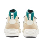 Puma x AMI TRC Blaze Mid Sneakers in Marshmallow/Light Sand