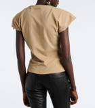 Isabel Marant Nadrine cotton jersey top