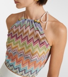 Missoni Zigzag lamé top