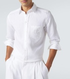 Dolce&Gabbana Embroidered linen shirt