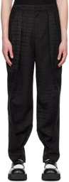 ADER error Black Pleated Trousers