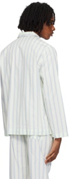 Tekla Off-White Long Sleeve Pyjama Shirt