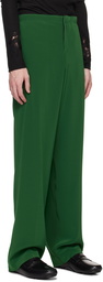 Maximilian Davis Green Spain Yoga Trousers