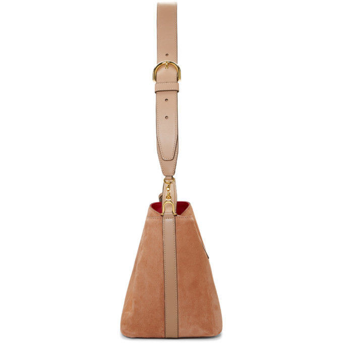 Mark Cross Beige Small Suede Murphy Bucket Bag