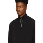 Spencer Badu Black Half-Zip Sweater