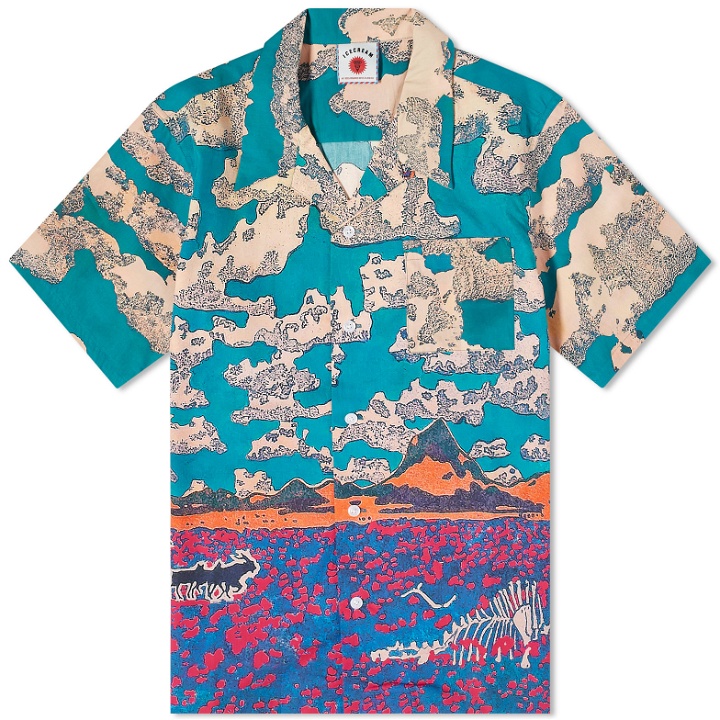 Photo: ICECREAM Men's Cloud World Vacation Shirt in Multi